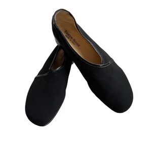 Taryn Rose Kelsey Demi Wedge Fabric & Leather Ballet Loafer Moccasin Flats 8.5M